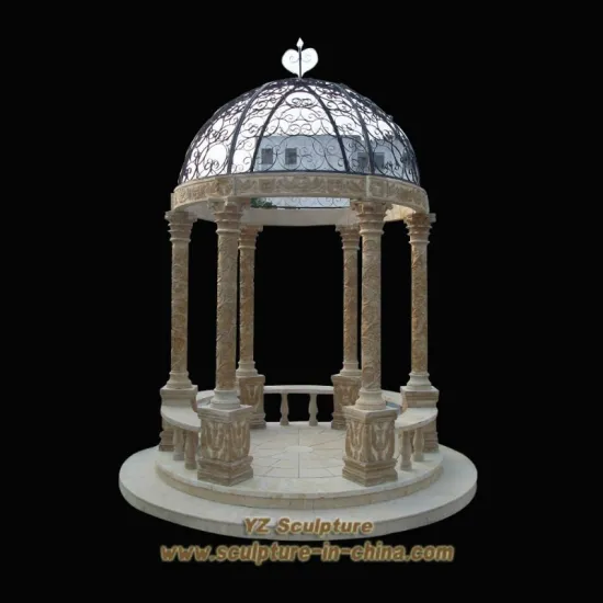 Carved Marble Stone Gazebo