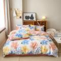 Cotton Sateen Hotel Home Bed Sheets Bedding Set