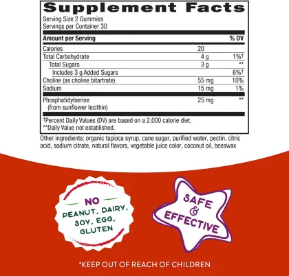 Private Label Brain Gummies Supports Healthy Brain Function