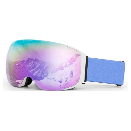 Best Selling Custom Magnetic Anti-Fog OEM ODM Snow Ski Goggles with UV400 Protection