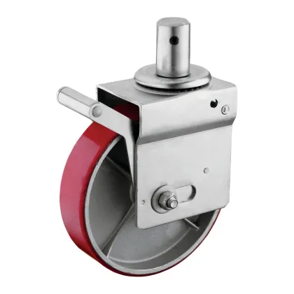 Industrial Wheels with Tread Lock Brake