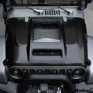 Maiker Offroad 4x4 Engine Hood Bonnet for Jeep Wrangler JK JL/JT