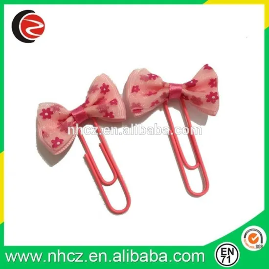 Pink Dot Printing Polyester Bookmark