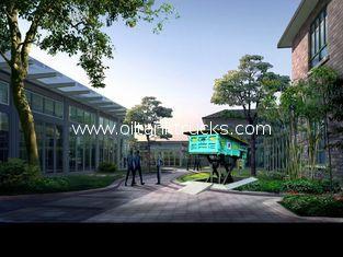 12m3 Horizontal Underground Compression Rubbish / Garbage G