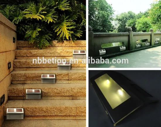 solar sensor light stair step led solar powered led sensor light waterproof solar sensor stair light