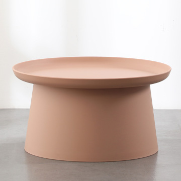 Modern Circular Plastic Coffee Table for Household Use