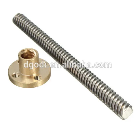 ISO passed top quality best selling shaft lead screw with trapezoidal thread