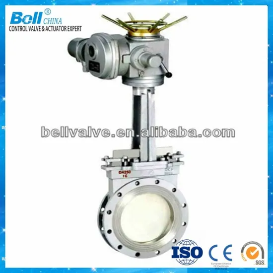 China Flange Motorized Gate Valve with valve actuator
