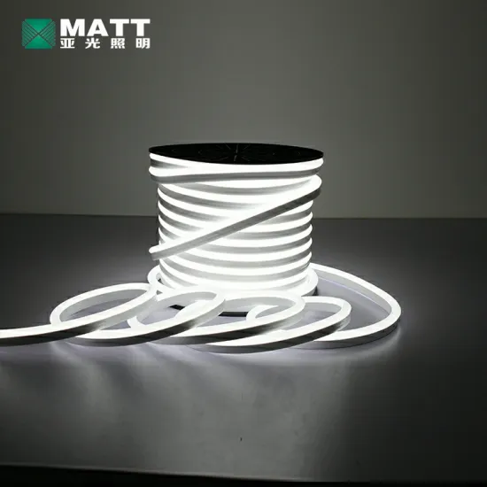 Custom Flex Silicon 24V Tube for LED Strip Neon Light - Matt White Glass with Dimmer, No MOQ