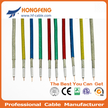 75 Ohms Rg59 Drop Coaxial Cable for CATV/Attennal/Satellite