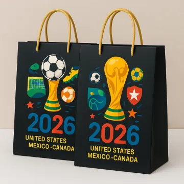 Eco Luxury World Cup 2026 Paper Gift Bags