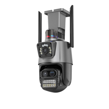 4K 9MP PTZ Camera WiFi Outdoor Dual Lens CCTV with Human Detection NVR Support