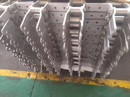Steel Welded Bent Plate Chain for Industrial Use