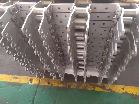 Steel Welded Bent Plate Chain for Industrial Use