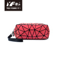 Geometric Clutch Luminous Beauty Bag Small Travel color changing Cosmetic Wristlet bag for women