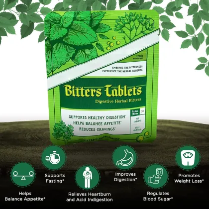 Liver Cleanse Detox Fat Burning Slimming Bitters Tablets