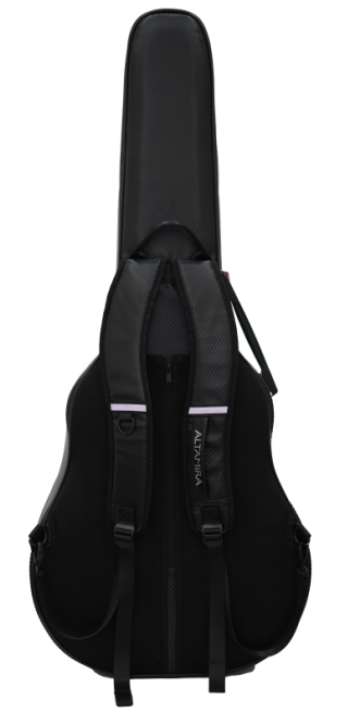 Sac de guitare jazz en cuir microfibre Étui dur