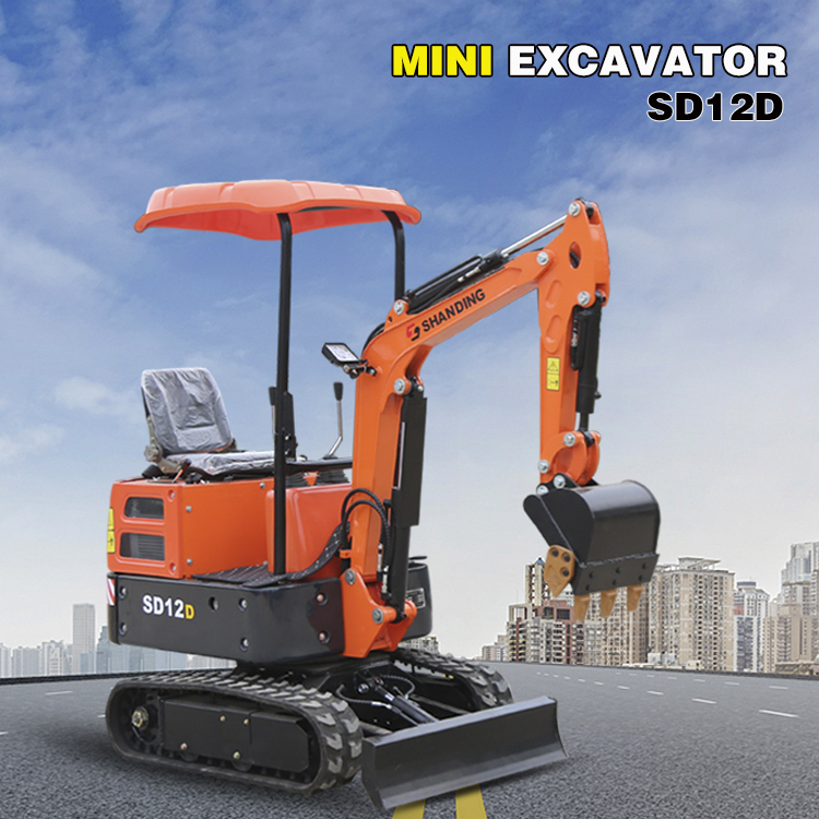 Máquina pequeña excavadora 1000kg 1t Crawler Mini Excavator