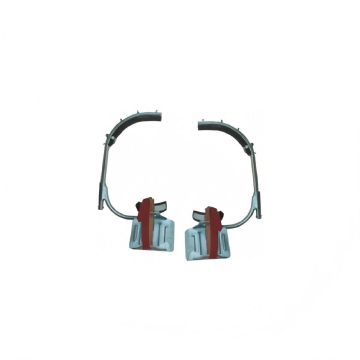 Hebilla de pie de acero de alta resistencia.