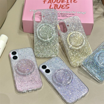 Chroma Flash Translucent Magnetic Stand Téléphone Case pour iPhone 16 Pro Max, 15 PRO, 14, 13 - APPIER