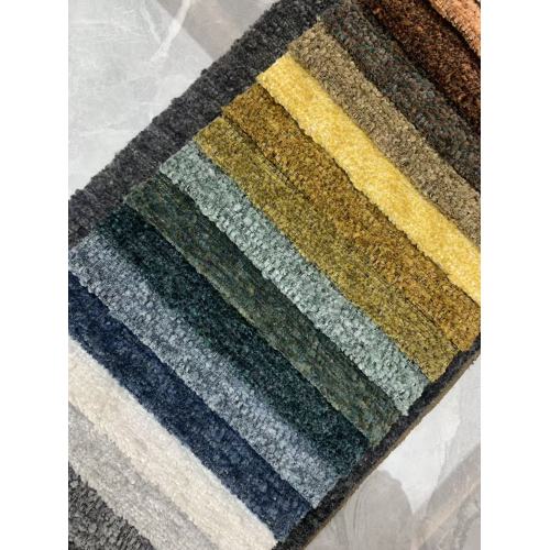 Tecido para estofamento de chenille sólido texturizado ULIKE