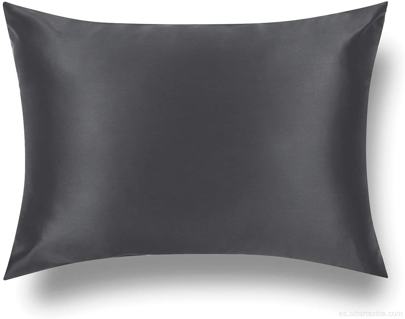 Venta caliente satén sedoso funda de almohada de seda artificial