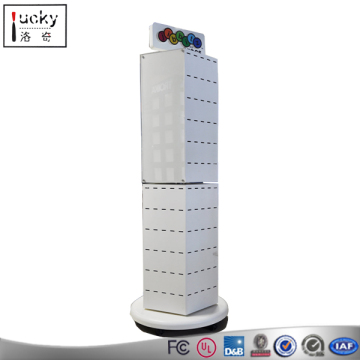 Rotating Jewelry Display Stand, Acrylic Locking Jewelry Display Case