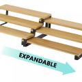 Organizador de estante de especias expandible de 4 paquetes para la cocina para la cocina