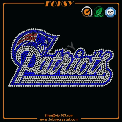 New England Patriots rhinestone patterns