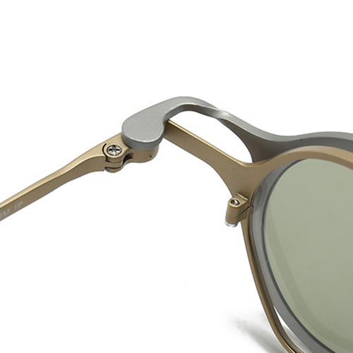 Folding Clip-On Titanium Sunglasses Frame