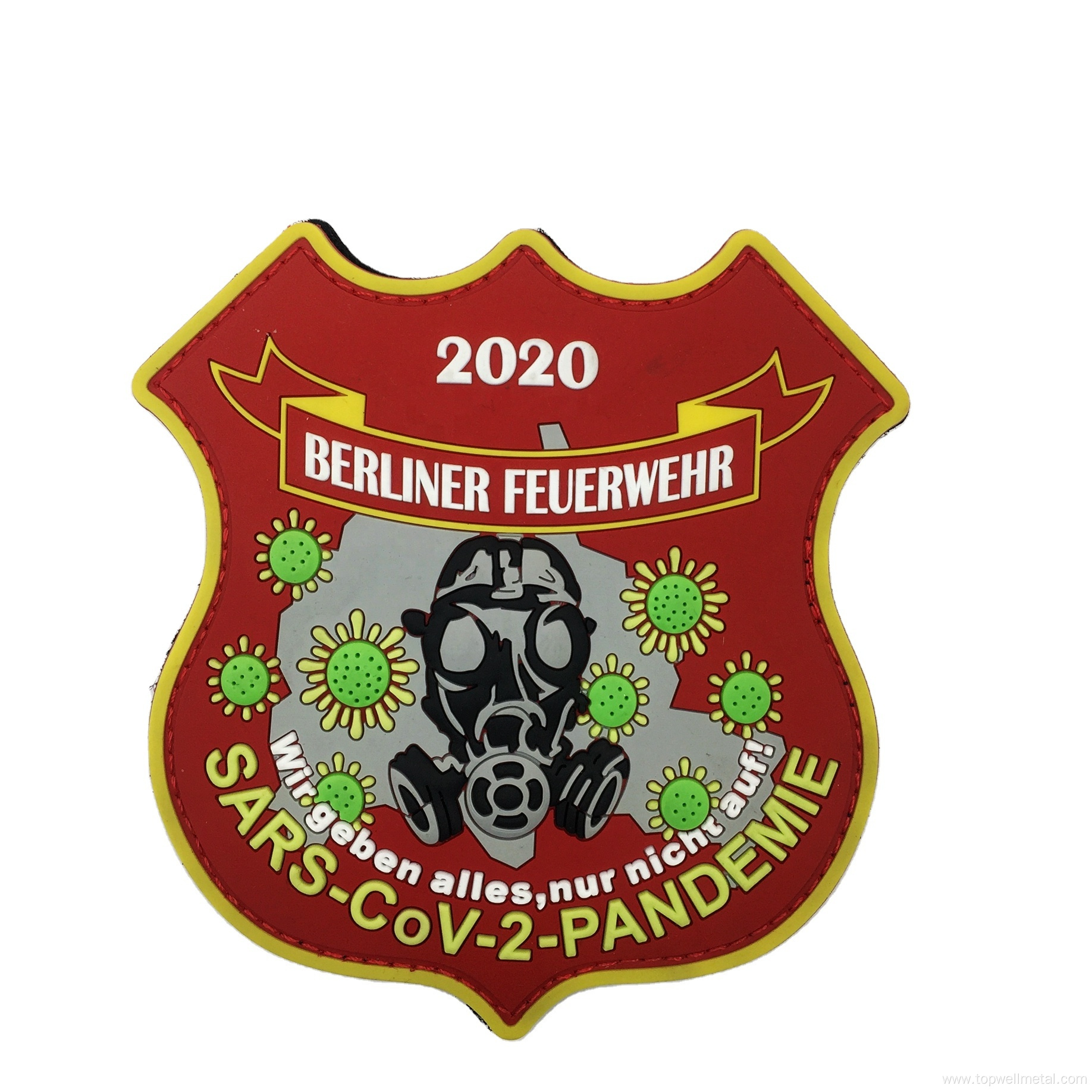 Label Custom soft pvc embossed 3D rubber patch