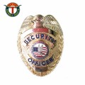 Badge d'épingle à revers militaire plaqué or sur mesure