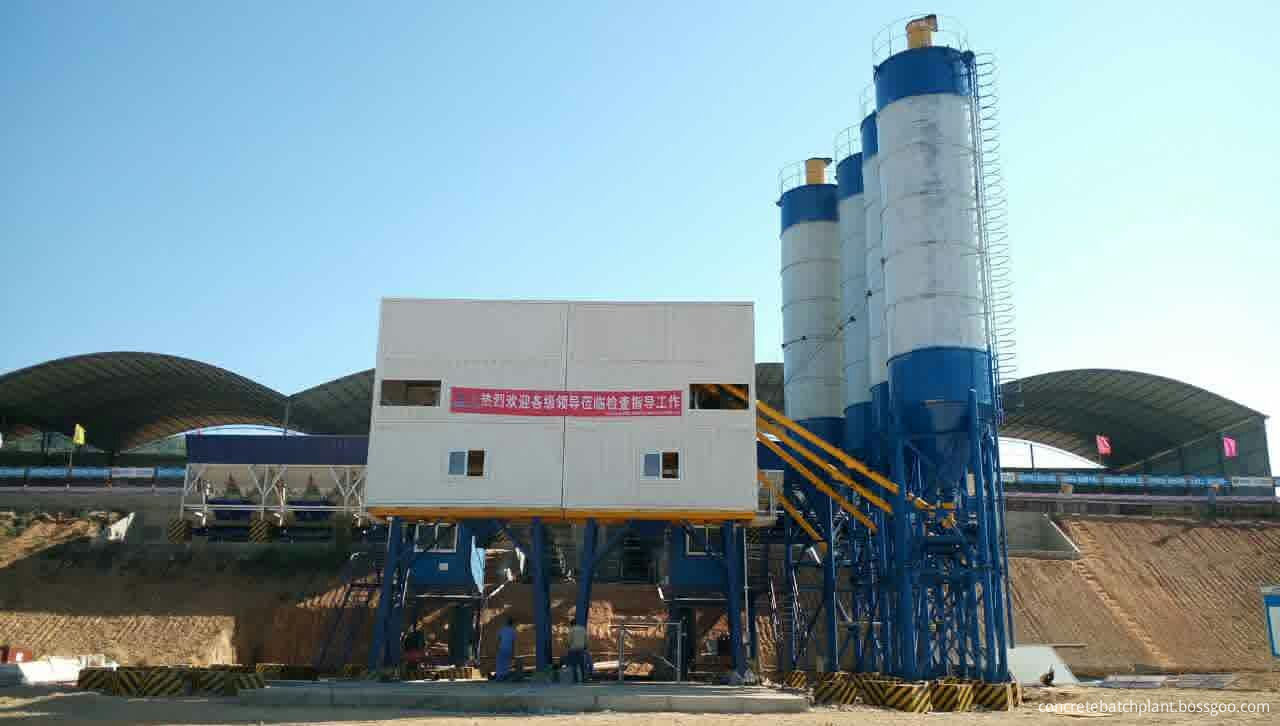 China-laos railway used concrete batching plant Toyoojx