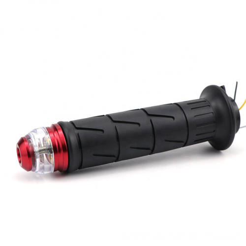 2pcs 12v LED Motorcycle Turn Signal Lights for Handlebar Corners - White and Yellow