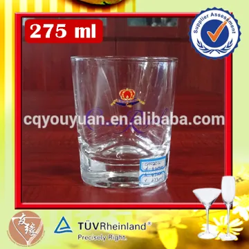 unique shaped whisky rock drinking glass 9.7oz