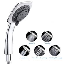 Adjustable water flow high pressure bathroom shower head
