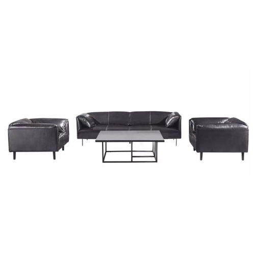 Office sofa lounge leather PU 3 seaters office sofa Manufactory