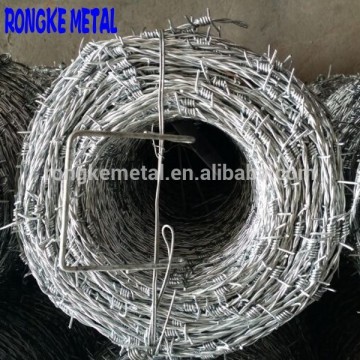 Galvanized barbed wire,BWG14*14 BWG16*16 for Venezuela