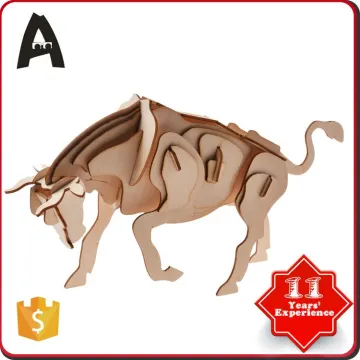 Fine appearance factory directly handmade 3d wooden toy