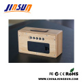 Hadiah Natal Natural Bamboo Table Lcd Clock