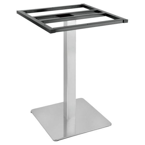 Stainless Steel Chrome Silver Dining Restaurant Table Base