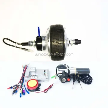 6 Inch Electric Wheelchair Motor Kit: 24V 180W Dual Shaft Hub Motor Attachment for Mobility Scooters and Wheelchairs
