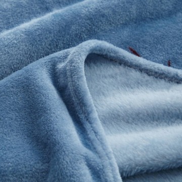 Fleece Blanket Throw Polyester blanket custom throw blanket with logo Factory