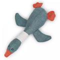 Linen duck plush stuffed pet teething toy