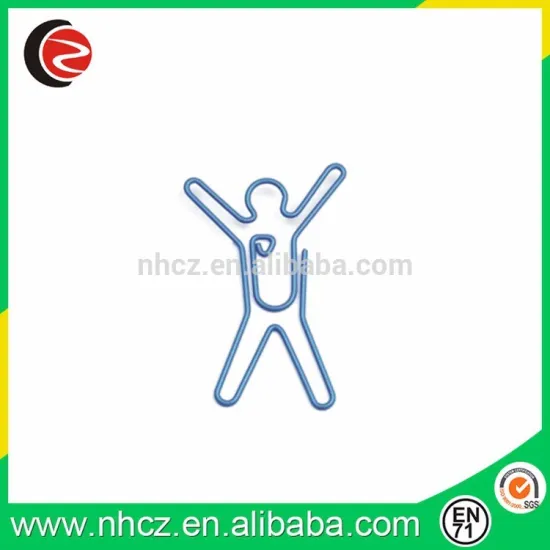 Best Selling Good Quality metai human shape paper clip