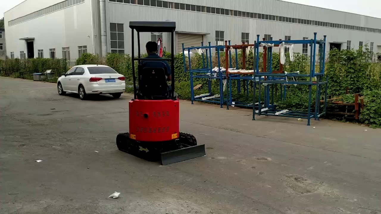 High Performance Hydraulic Crawler Small Wheel Construction Backhoe