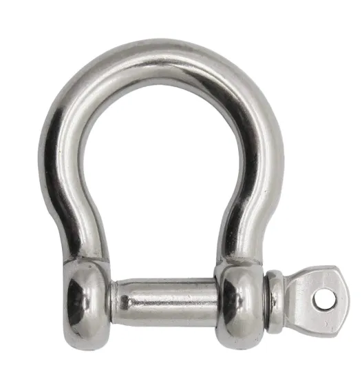 Stainless Steel Screw Pin Bow Shackle Type 316