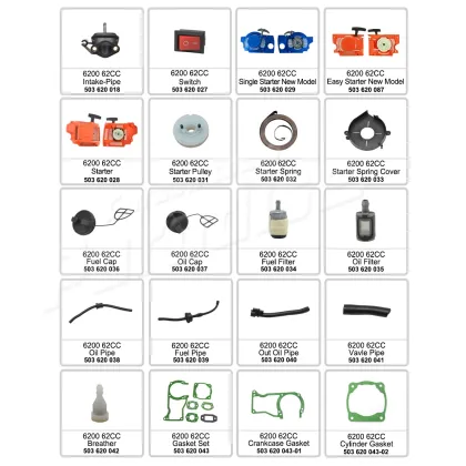 62CC 6200 Chainsaw Crankshaft Assembly and Zenoah G6200 Chain Saw Parts Replacement