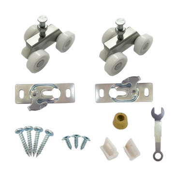 Factory Direct Sale: 40KG Weight Capacity Nylon Wheel Hardware Kit for Pocket Door Sliding Doors - Best Price