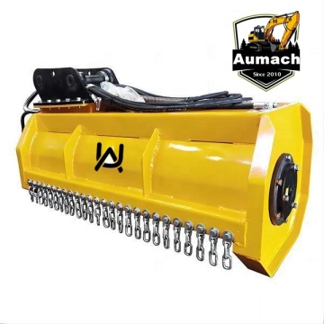 Mini Excavator Lawn Mower: Flail Attachment for 2-Stroke and 4-Stroke Excavators
